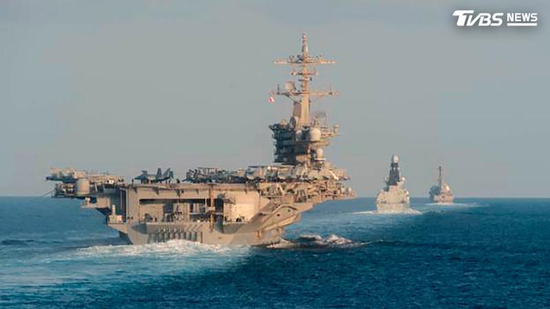 因應美伊衝突局勢升溫,五角大廈擬向中東增派第3個航艦打擊群及萬名美軍,強化火力部署。(圖/達志影像美聯社)
