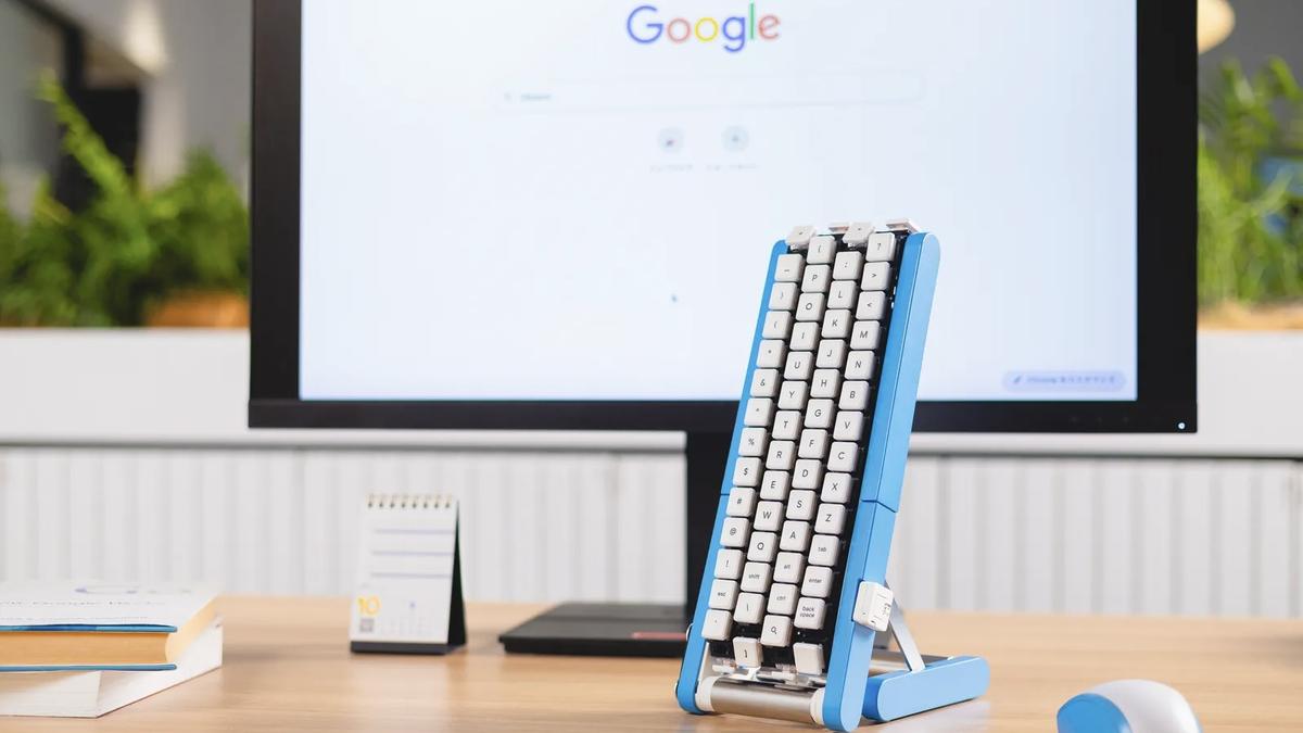 鍵盤自己會動!Google推「咕嚕咕嚕鍵盤」 還能拿鼓棒敲
