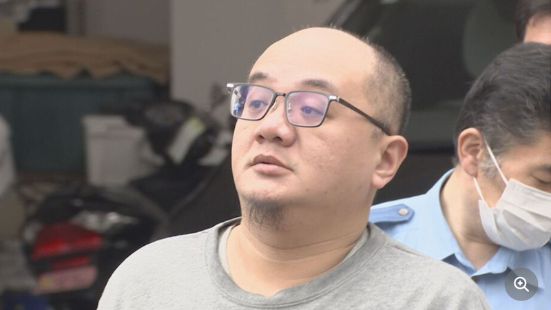 40歲台灣男子日本涉嫌詐騙遭逮,日媒公布長相。(圖/翻攝自tbs)