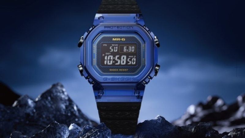 卡西歐推出全新產品G-SHOCK「MRG-D5000」,全球限量20支。(圖/翻攝自CASIO官網)