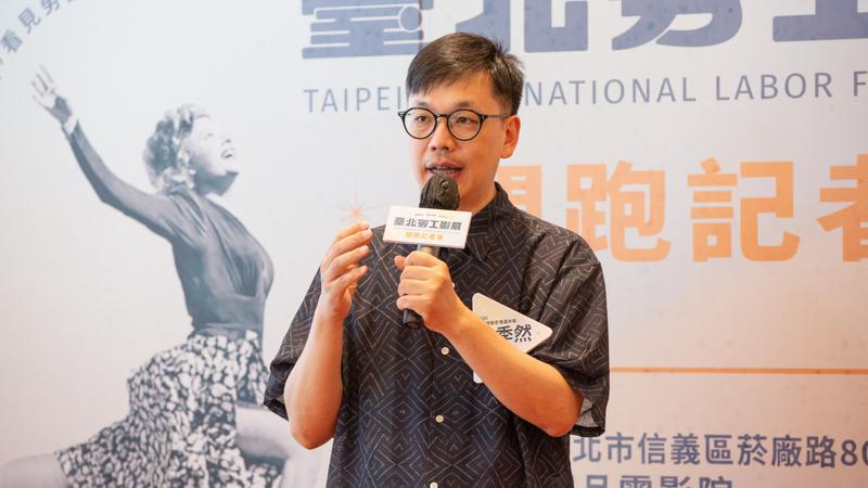 臺北勞工影展代言人侯季然導演 (圖/電影戲劇業職業工會提供)