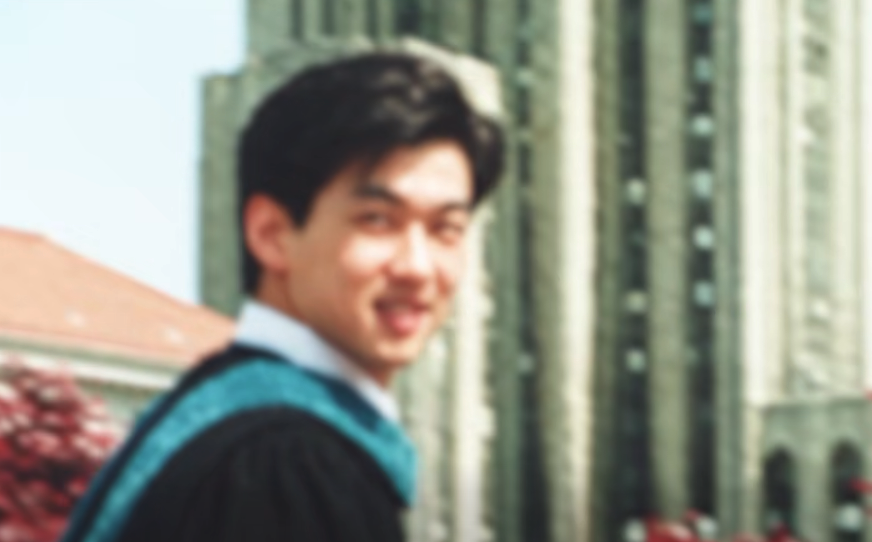江啓臣首支競選影片，曝光赴美留學時期的珍貴影像。（圖／翻攝自江啓臣臉書）