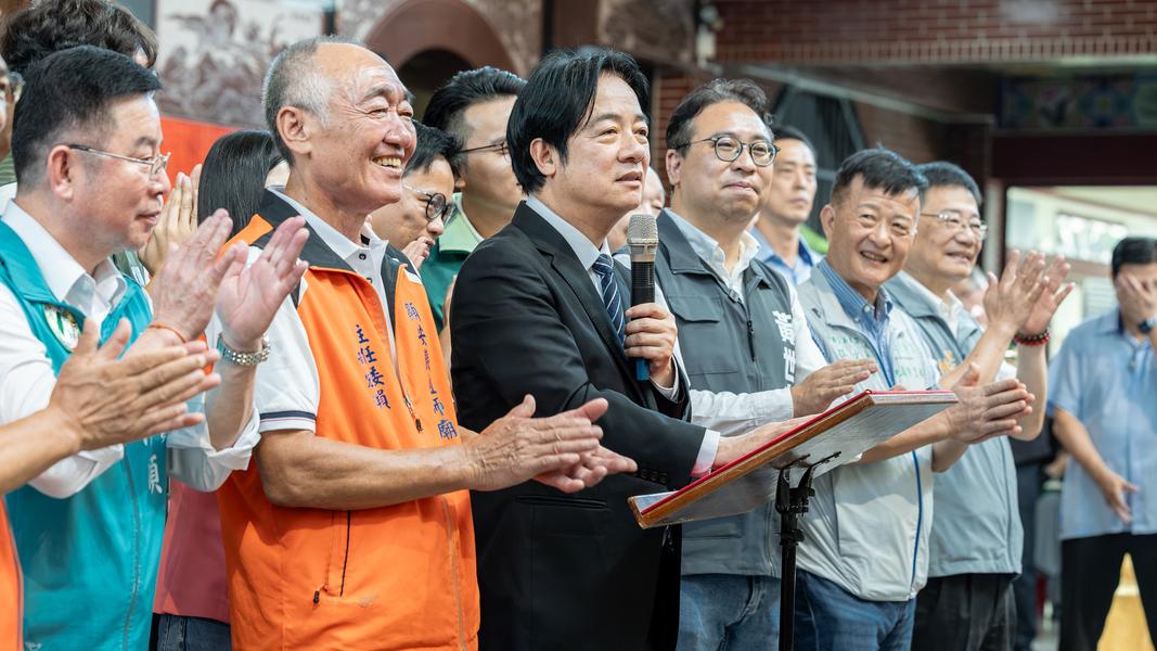 賴清德表示,黃世杰的優秀大家都知道,他不用多提。(圖/總統府提供)