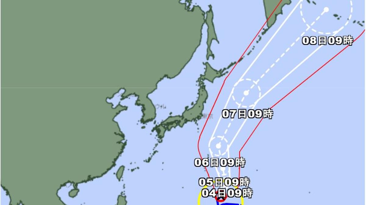彩雲颱風增強北上!瞬間風速飆70米這天強度最高 日氣象廳預測路徑曝