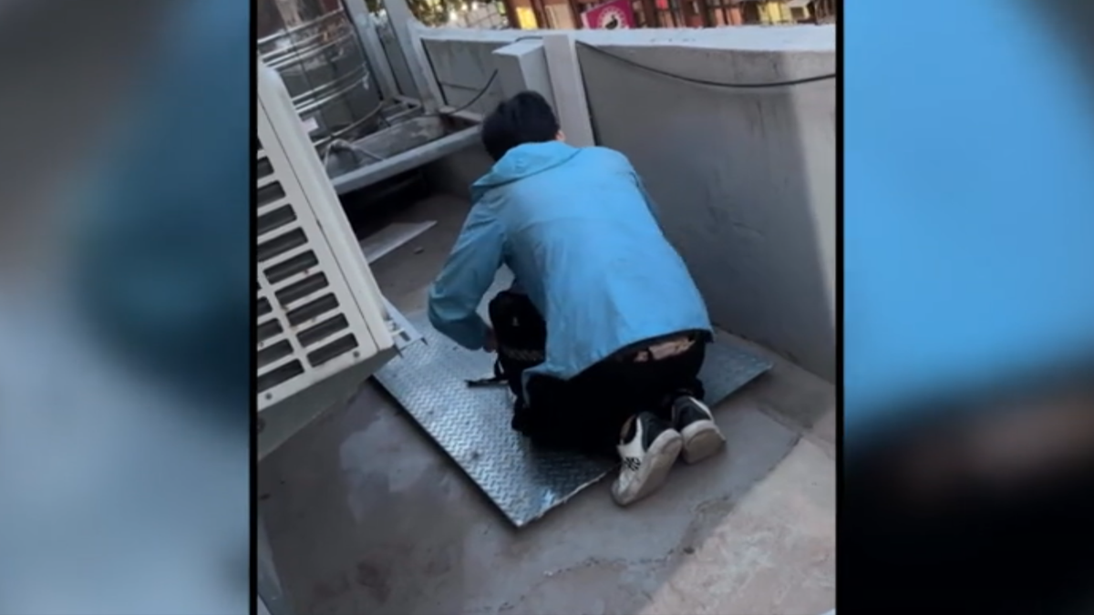 頂樓躺陌生男!住戶嚇壞「疑睡1週」
