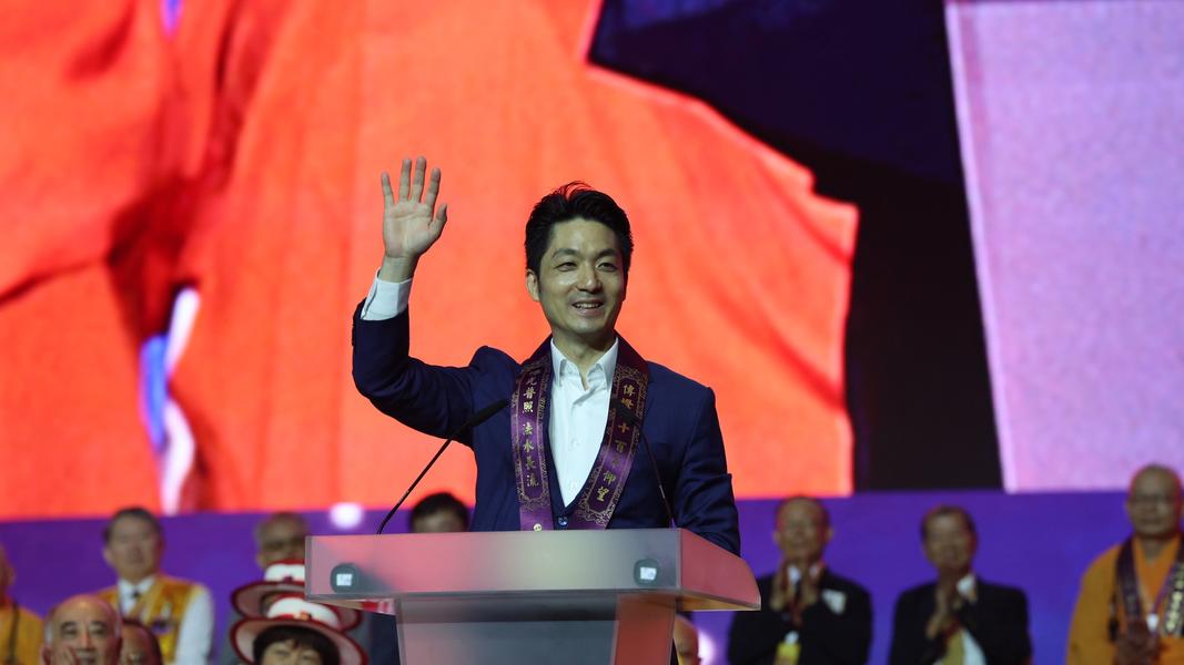 台北市長蔣萬安出席國際佛光會2026年世界會員代表大會。(圖/佛光會提供)