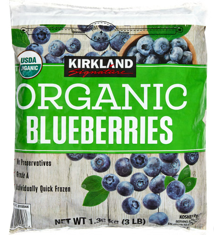 Kirkland Signature有機冷凍藍莓。（圖／翻攝自Costco）