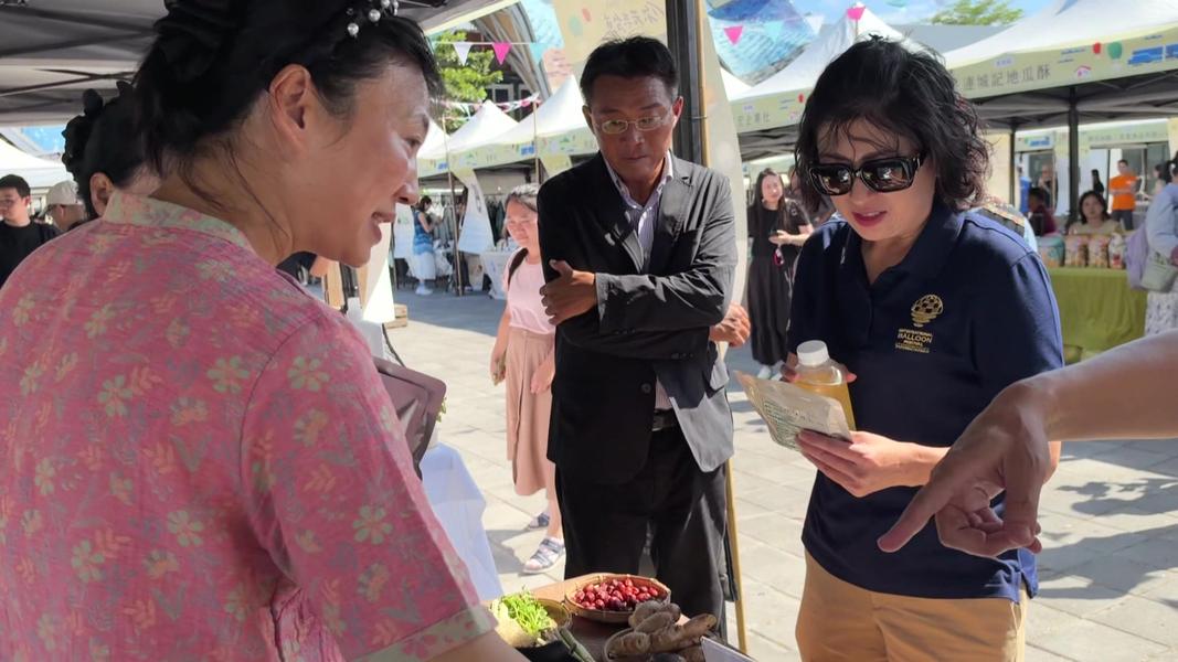 台東縣長饒慶鈴表示參與SBIR業者年齡層下修,年輕人創業意願大增。(圖/TVBS)