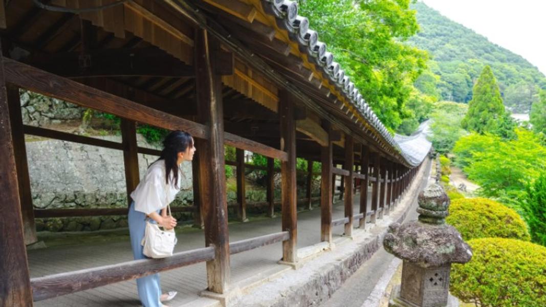 吉備津神社是桃太郎傳說發祥地之一。(圖/翻攝自岡山縣官方導覽)