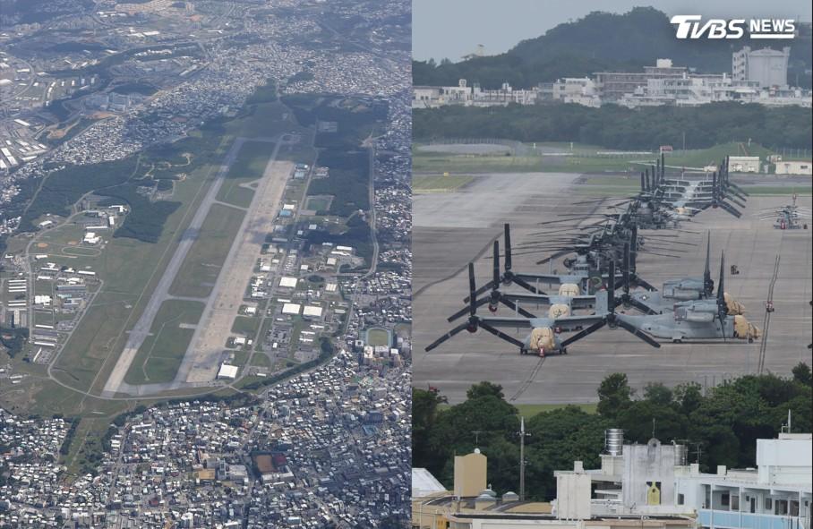 沖繩承載了全日本高達70%的駐日美軍基地設施,現役派駐美軍人數約高達3萬人。(圖/達志影像美聯社)