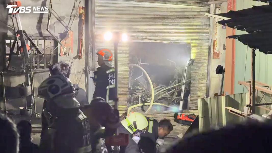 台中火災-台中外埔火災-外埔土城路火災-鐵皮屋火災-火災2死-台中火災2死-外埔火災2死