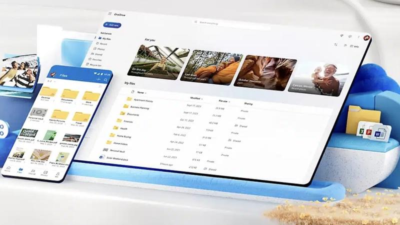 微軟宣布OneDrive將不再支援舊款iOs機型。(圖/翻攝自Microsoft)