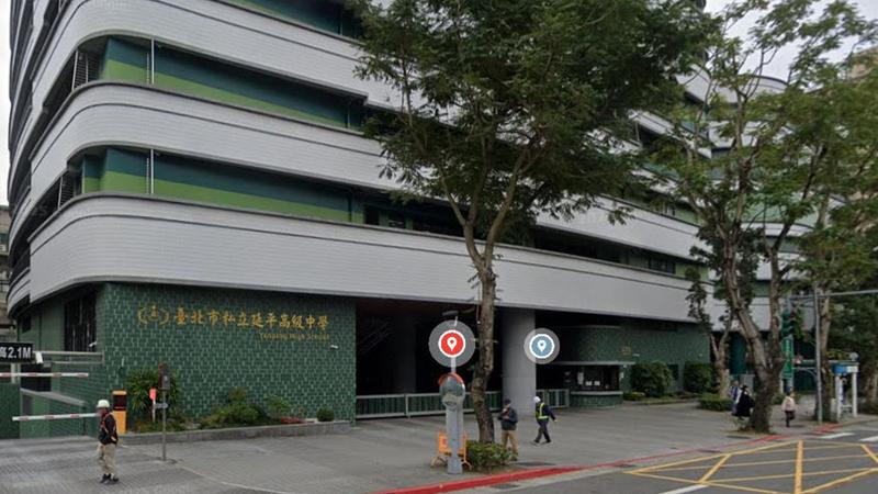 延平中學驚傳集體食物中毒,21生上吐下瀉就醫。(翻攝自Google Maps)