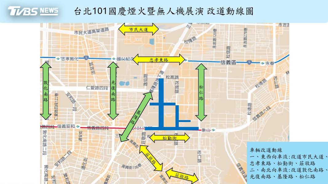 國慶連假信義區大交管!9日、10日封路 改道攻略懶人包