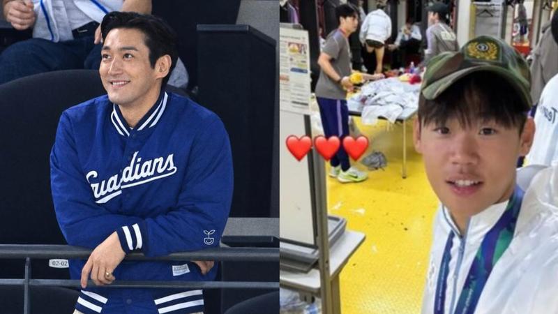 南韓男足隊長嗨喊不用當兵、老么朴昇秀戴上退伍帽拍照炫耀,遭全網炎上,始源也傻眼發聲。(圖/翻攝自IG)