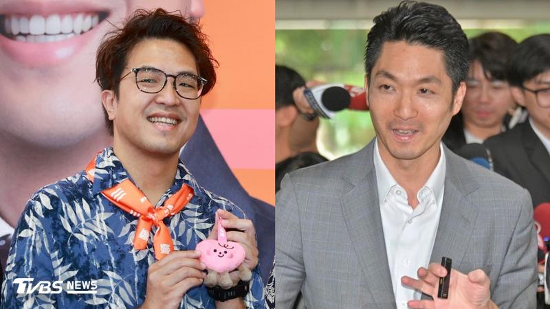 國民黨前發言人蕭敬嚴推估沈伯洋、蔣萬安得票率。(圖/TVBS)