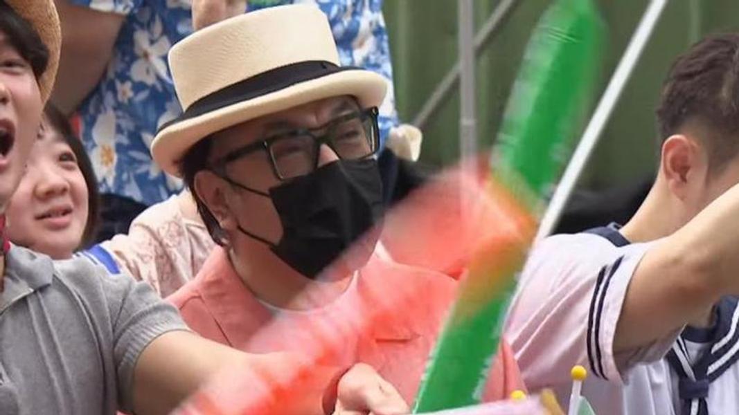 蔡康永現身沈伯洋競總被中國網友出征。(圖/TVBS)
