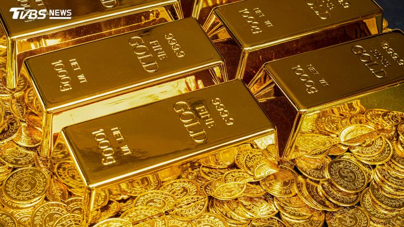 黃金跌至2個月低點後回升。(圖/Shutterstock達志影像)