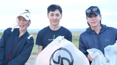 宋逸民率40藝人現身北海岸!白家綺、吳東諺海灘「幹體力活」