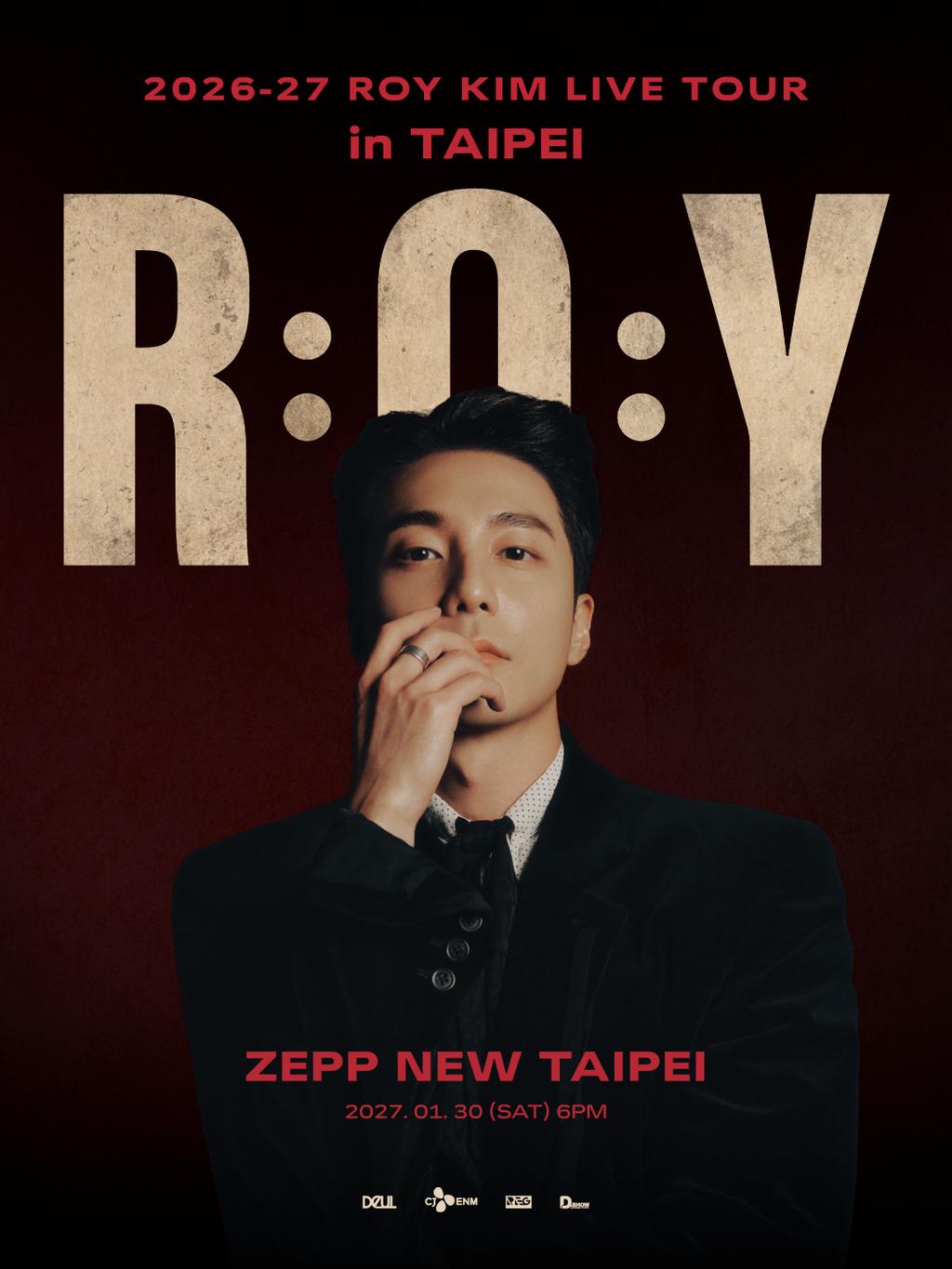 ROY KIM明年1月30日將在Zepp New Taipei開唱。（圖／DEUL提供）