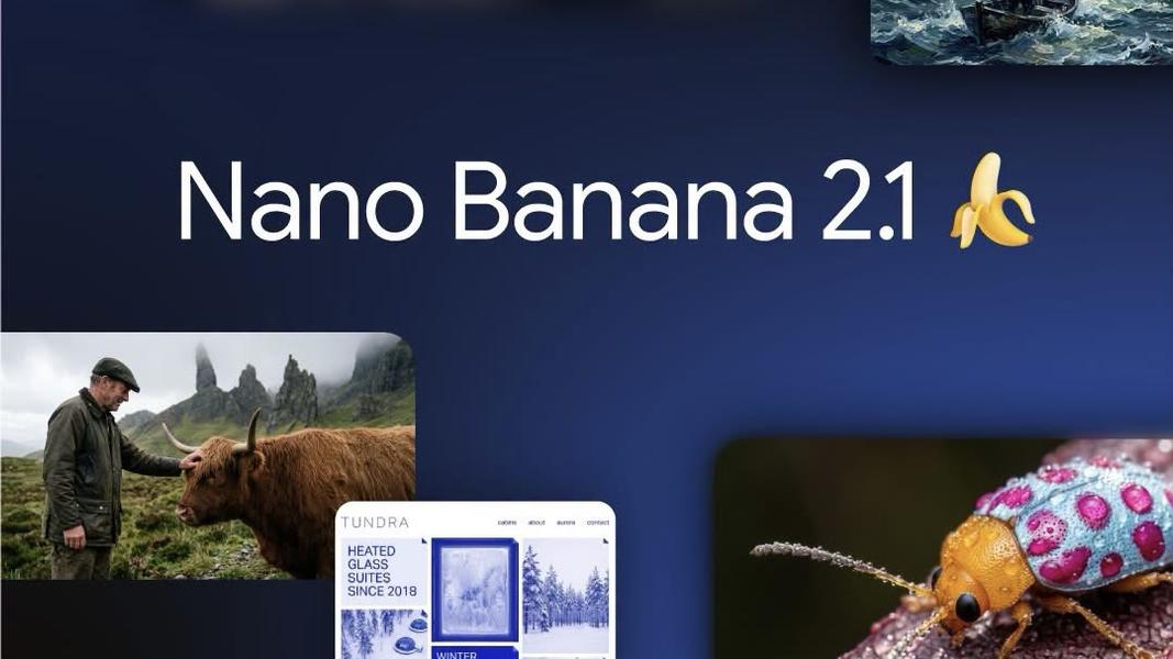 Google AI生圖再進化!「Nano Banana 2.1」4功能大升級