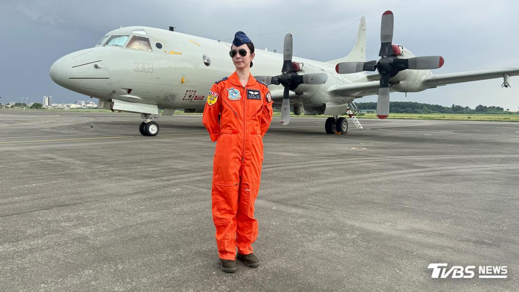 P-3C飛行員、空軍反潛作戰大隊飛行官林思酉(圖/TVBS)