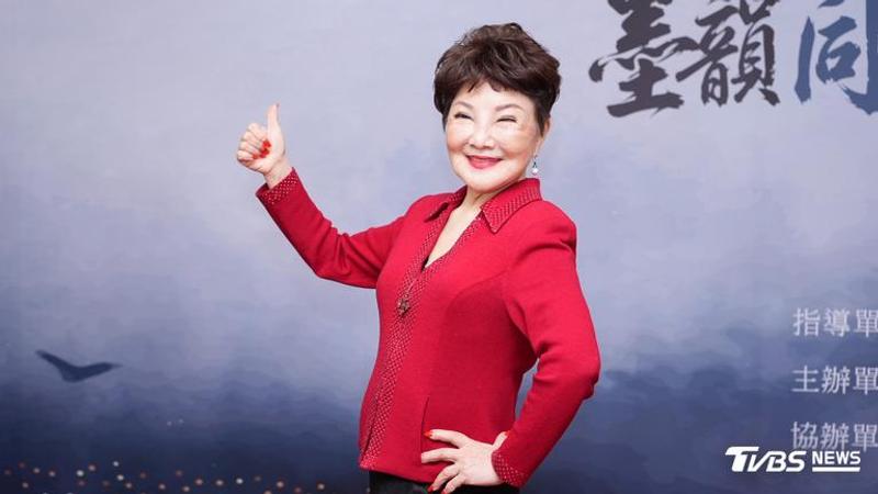 「蘋果花歌后」楊燕表態反對廢死。(圖/林彥君攝)