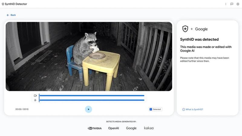 Google開放AI內容辨識工具。(圖/翻攝自Google官網)