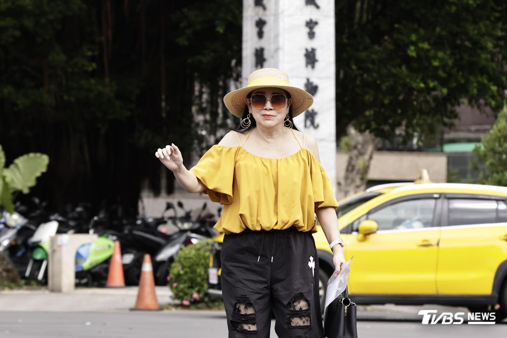 許純美覺得第二任老公最帥。（圖／黃盈容攝）