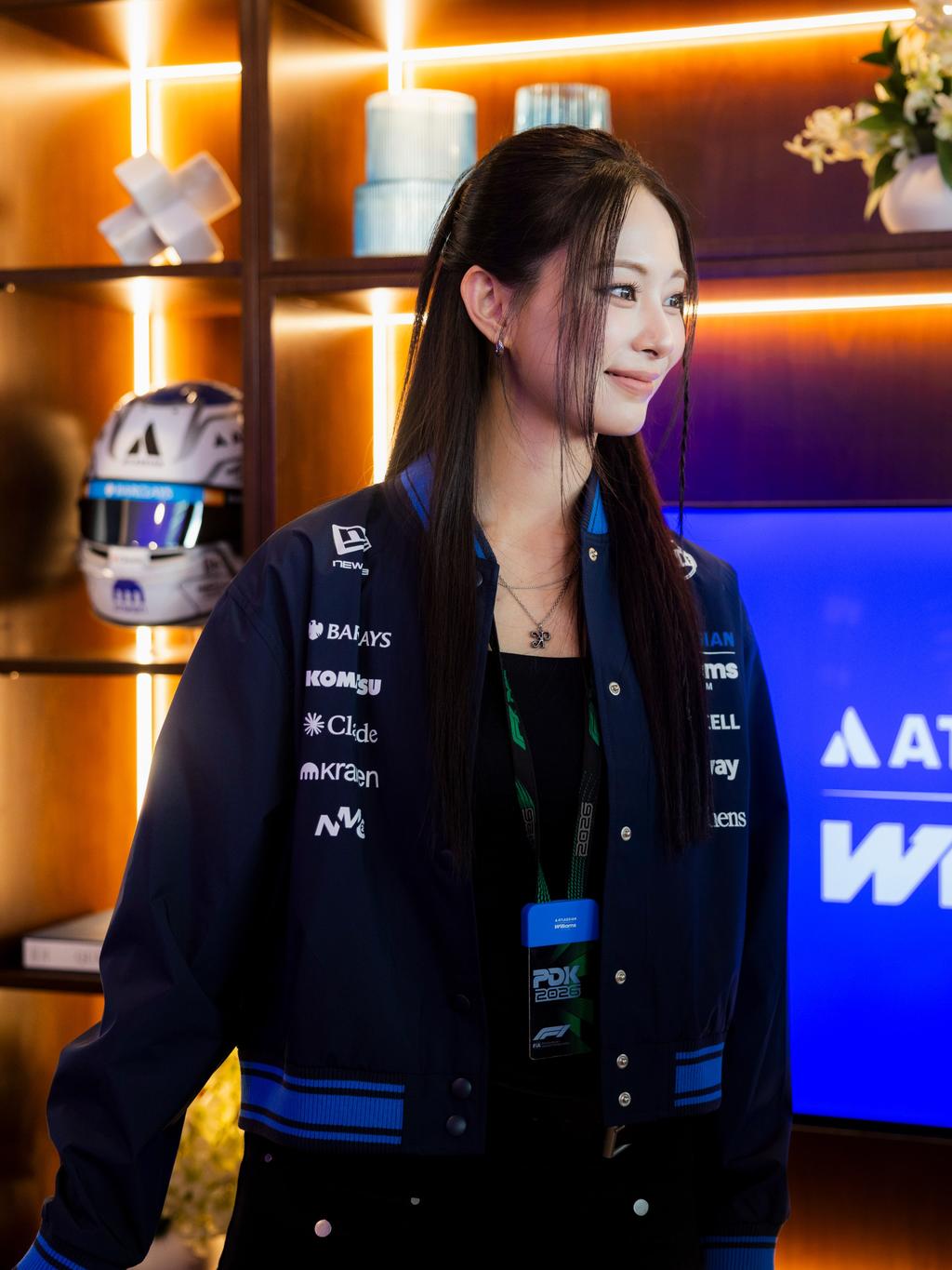 這次推出罕見的F1賽車、動漫與K-pop活動，子瑜也預計明年推出新歌。（圖／翻攝自williamsf1team IG）