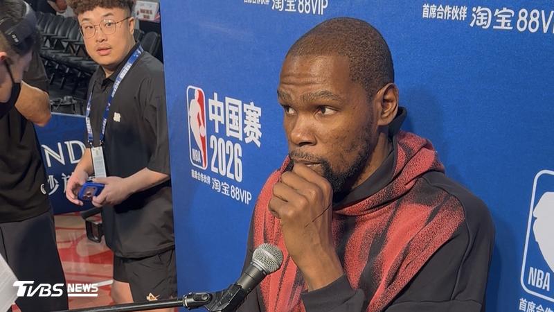 NBA球星杜蘭特(Kevin Durant)。(圖/張良瑜攝)