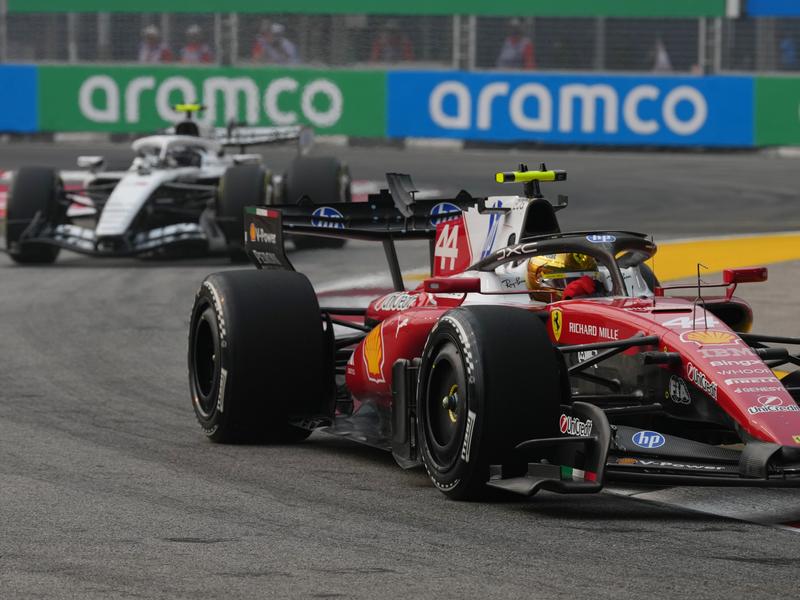 F1新加坡大獎賽今日登場。(圖/達志影像美聯社)