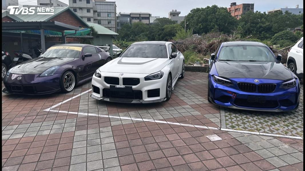 社群揪團玩甩尾!3男深夜燒胎擾民 拔車牌逃竄仍遭逮罰近8萬(圖/TVBS)