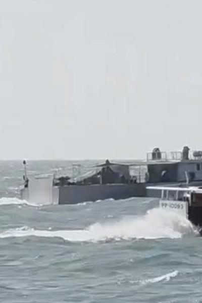 國慶前夕擾台!4艘中國海警船闖金門 海巡艦艇1對1併航驅離