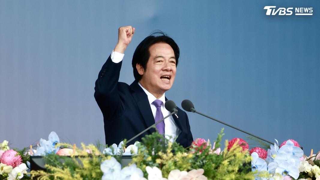 總統賴清德以「山巔之城」為題發表談話。(圖/胡瑞麒攝)