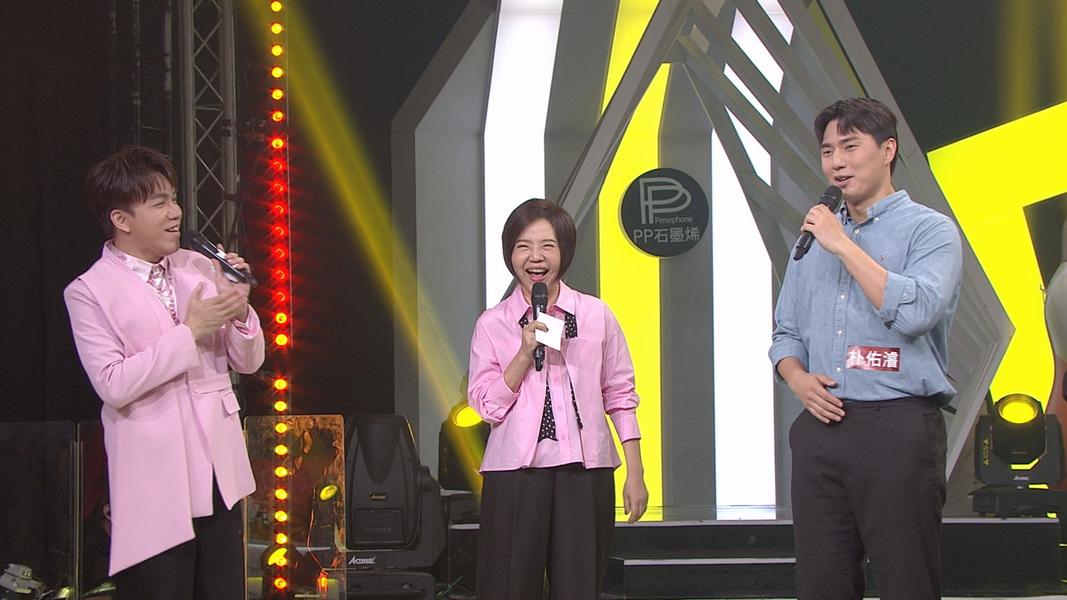 朴佑濬(右起)和于美人、許志豪分享練台語秘訣。(圖/三立提供)
