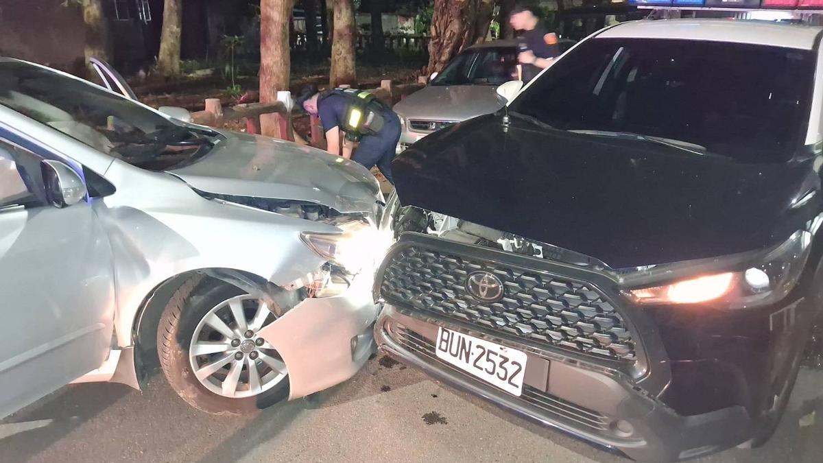 林口警追5公里圍捕!60歲毒蟲撞爆警車 車內搜出「喪屍煙彈」