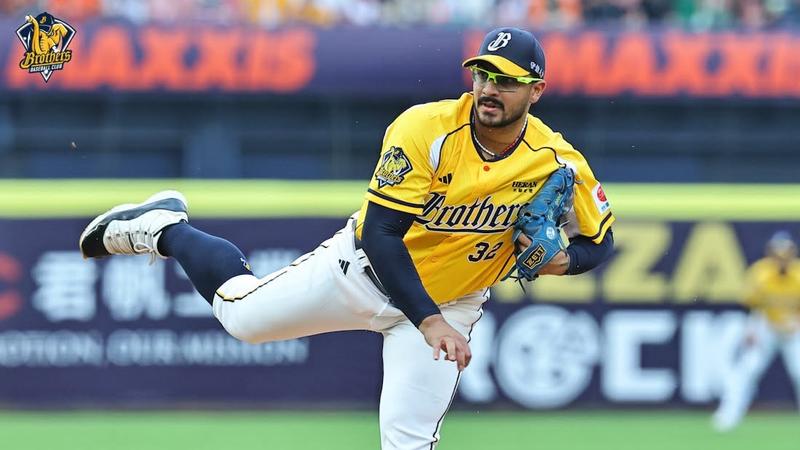 中信兄弟隊推出第3位洋投羅戈。(圖/翻攝自兄弟Fans Club臉書)