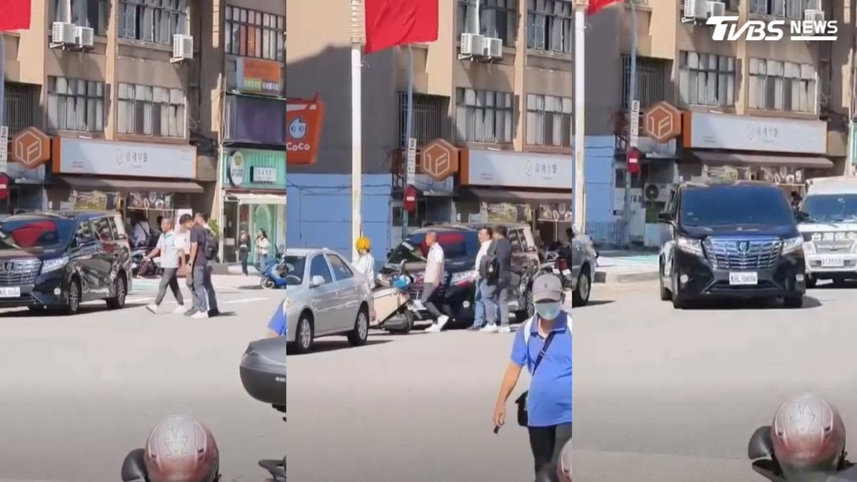 黃世杰座車違停畫面曝光 張善政競辦見這1幕怒了:轉角路霸