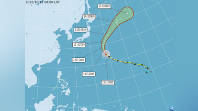 天氣/小熊颱風升級強烈颱風!近中心風速飆51m/s 對台影響曝