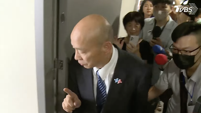 國慶痛罵賴清德!媒體追問「劍指2028」 韓國瑜一動作示意