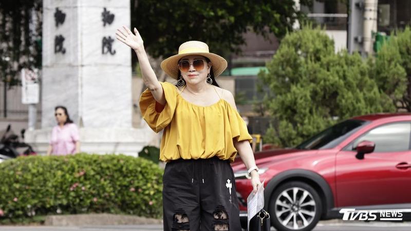 許純美日前召開記者會,重回大眾與媒體視野。(圖/黃盈容攝)