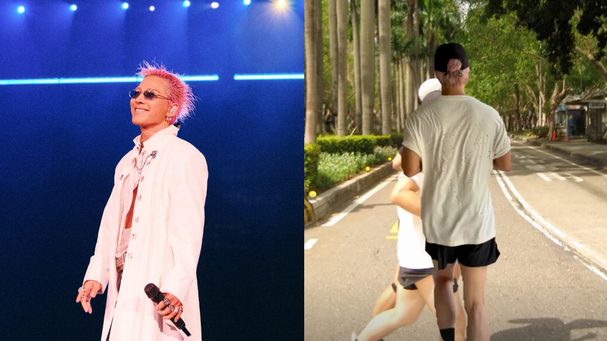 BIGBANG連唱3天不休息!粉絲捕獲太陽「現身街頭晨跑」 真實模樣曝光
