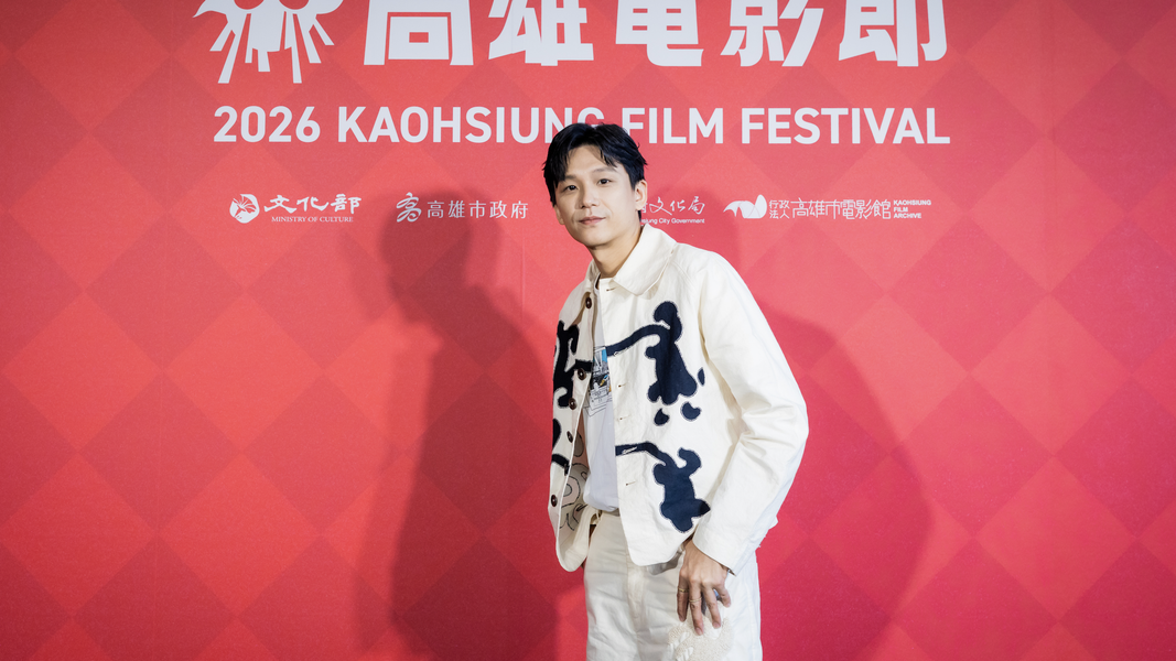 盧鎮業分享為拍攝《廚師發辦》訓練廚藝的過程。(圖/高雄電影節提供)