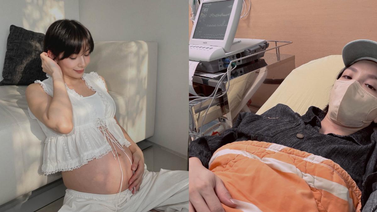 43歲湘瑩懷孕「驚傳出血」就醫!雙胞胎女兒31週 尪直奔回台