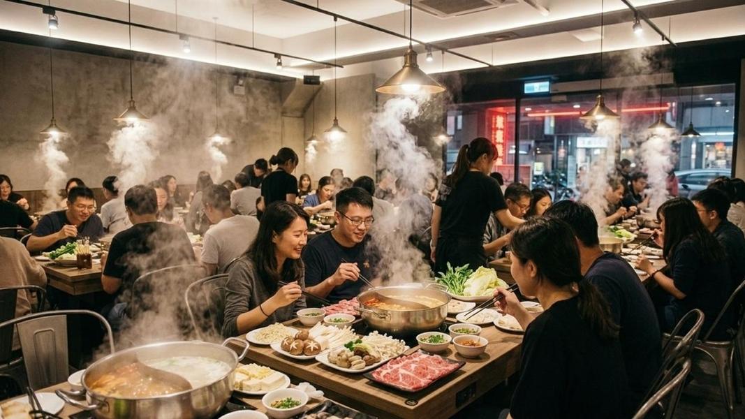 冒出的油煙直接散布客人身邊,氣味分子吸附於沙發裝潢,是異味殘留主因。(AI生成示意圖) 普印通提供