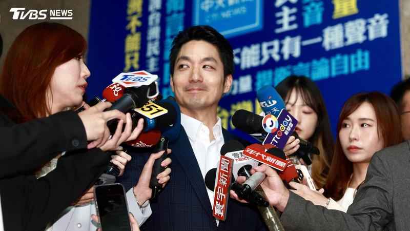 台北市長蔣萬安不認同前立法院長游錫堃發文「幽默」
。(圖/TVBS)