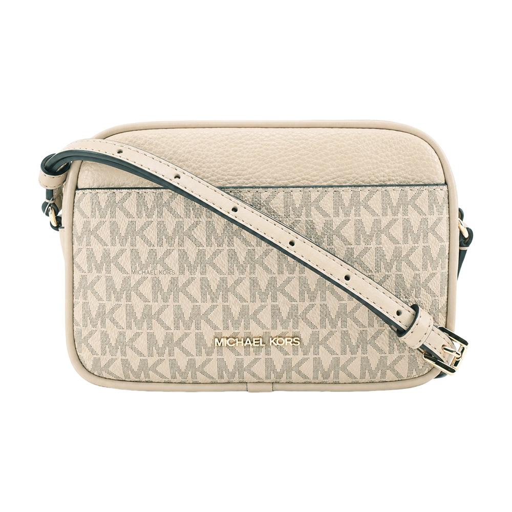 圖說四、MICHAEL KORS Jet Set相機斜背包原價12,800元、特價2,999元，下殺約2.3折