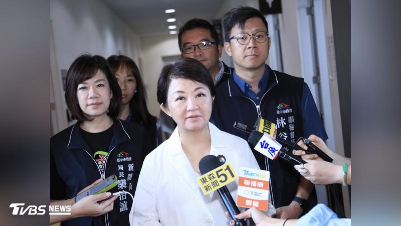 針對台中市長最新民調,盧秀燕回應,有人把民調當策略在打。(圖/民眾提供)