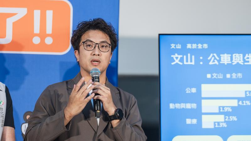沈伯洋大讚韓國瑜相當幽默。(圖/沈伯洋辦公室提供)